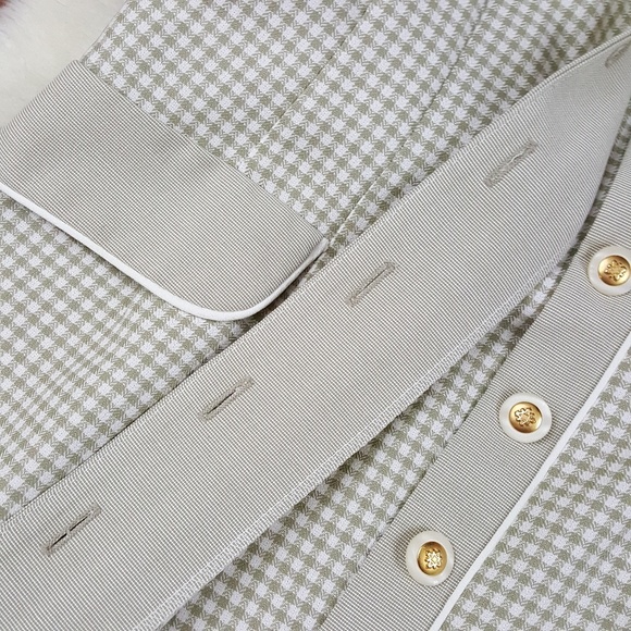 Vintage Julian Taylor Button Front Dress Sz 14 - Picture 8 of 8